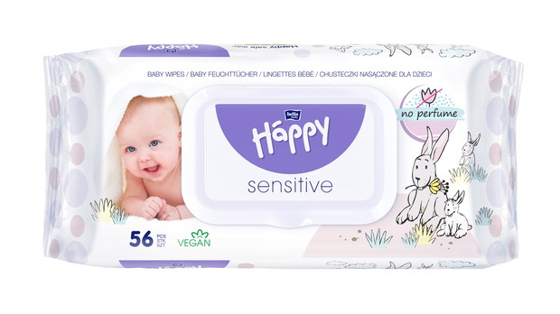 Chusteczki nasączone dla dzieci Bella Baby Happy, 56 sztuk