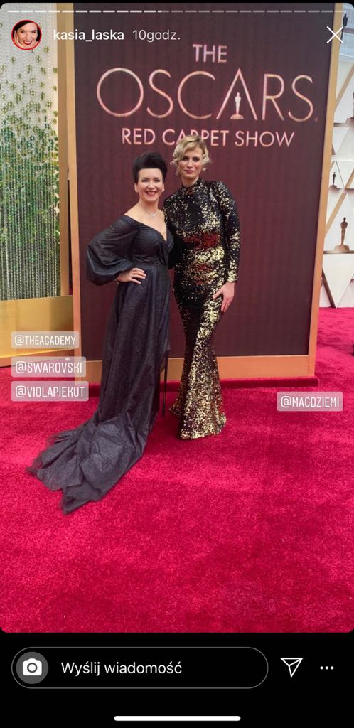 Katarzyna Łaska- zobaczcie występ Polki na Oscarach 2020