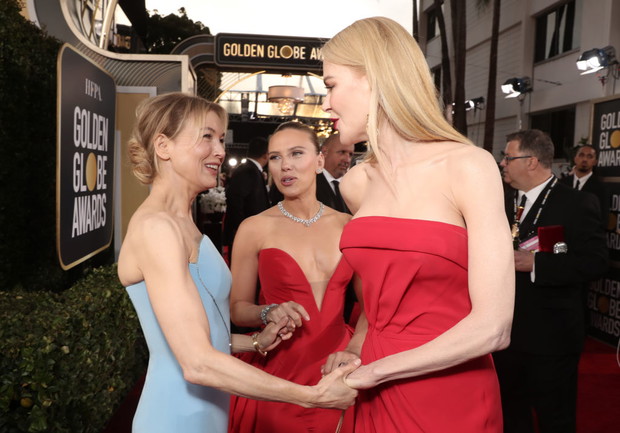 Nicole Kidman, Renee Zellweger i Scarlett Johansson Złote Globy 2020