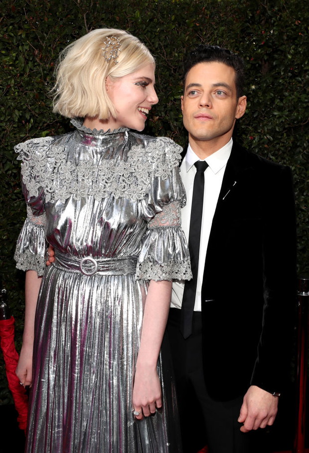 Rami Malek i Lucy Boynton Złote Globy 2020