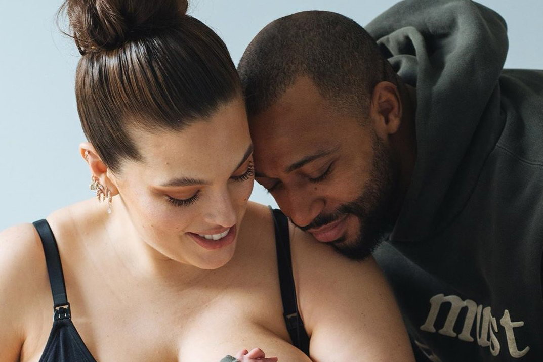 Ashley Graham z mężem i synkiem