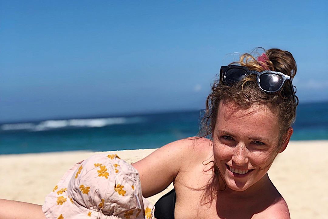 Olga Frycz z córką na wakacjach na Bali