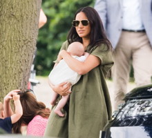 Meghan Markle z synkiem na meczu polo - to pierwsze publiczne wyjście księżnej z dzieckiem