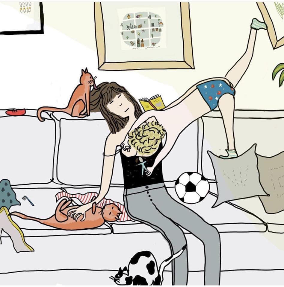 Ilustracje pokazujące, jak wygląda prawdziwe macierzyństwo