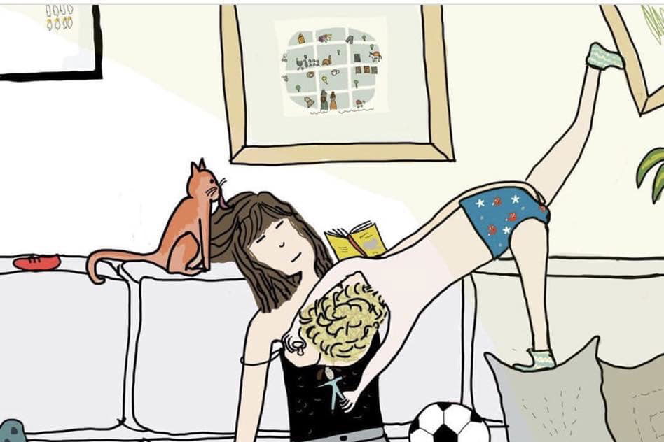 Ilustracje pokazujące, jak wygląda prawdziwe macierzyństwo