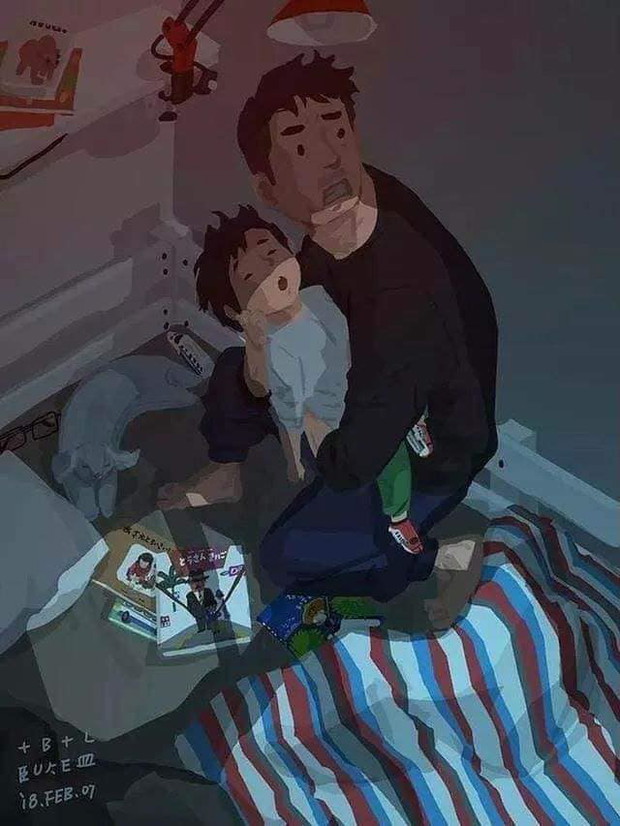 Ilustracje, które pokazują prawdziwe ojcostwo