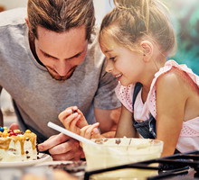 O, jest nasz rodzynek! (kiedy ojciec wpada spóźniony na zebranie do przedszkola)