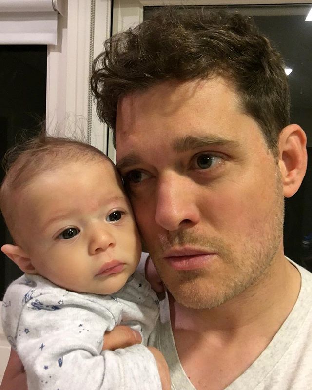 Michael Buble z synem