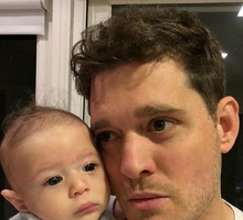 Michael Buble z synem