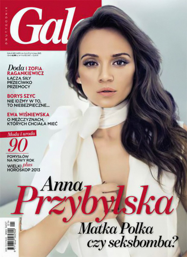 Anna Przybylska na okładce Gali