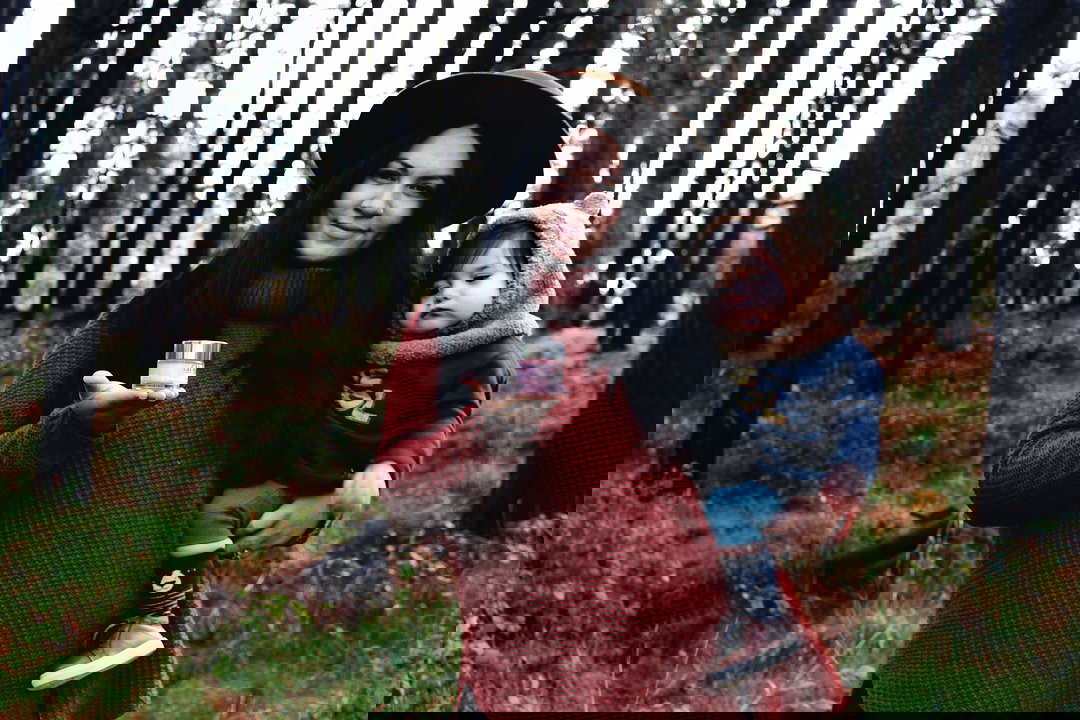 Tori Block z dzieckiem