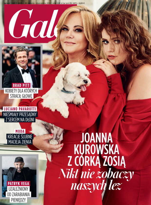 Joanna Kurowska z córką w Gali