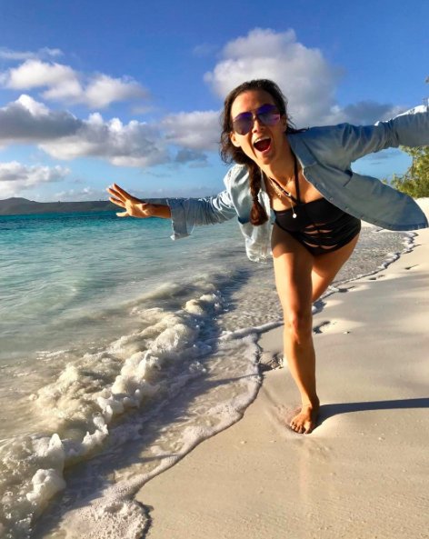 Kinga Rusin w kostiumie kąpielowy sprzed 13 lat