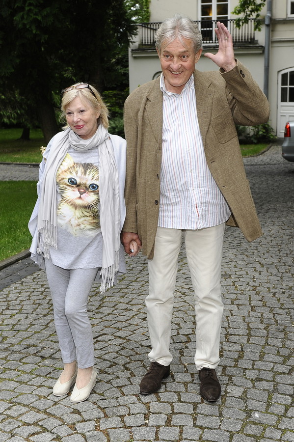 Marek Frąckowiak i jego żona Ewa Złotowska