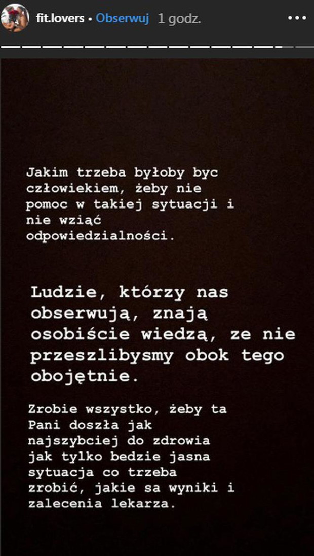 Mateusz Janusz przeprasza za salto na Instagramie