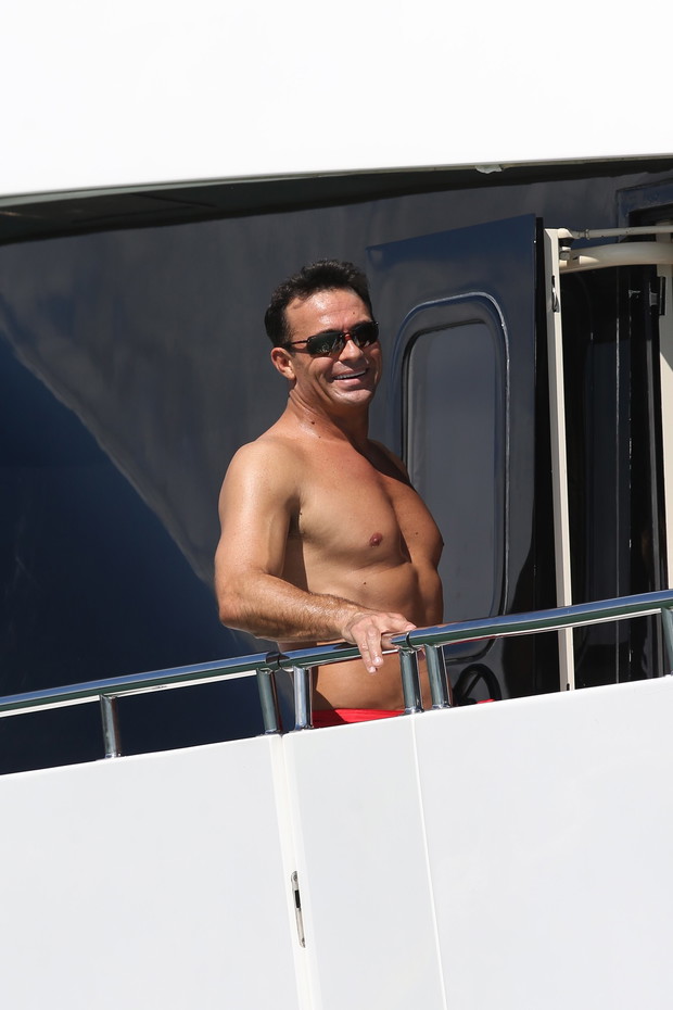 Romain Zago na plaży
