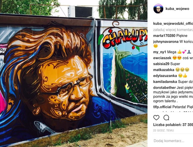 Mural Zbigniewa Wodeckiego