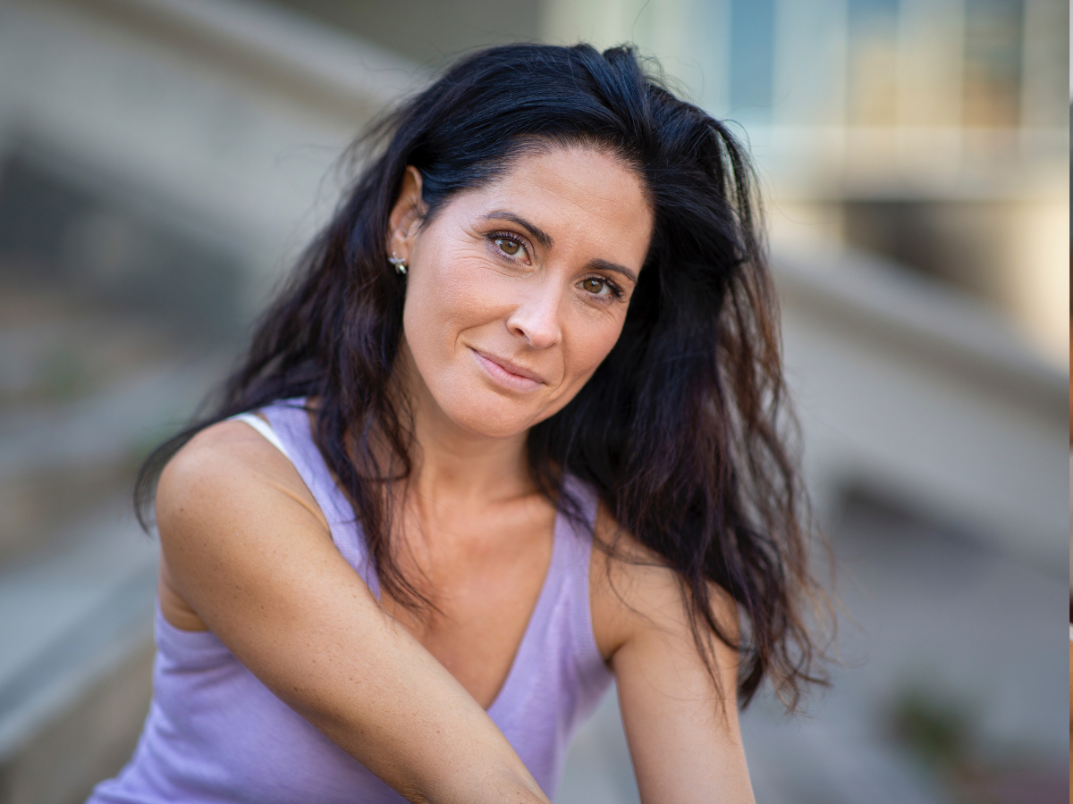 pewna siebie kobieta