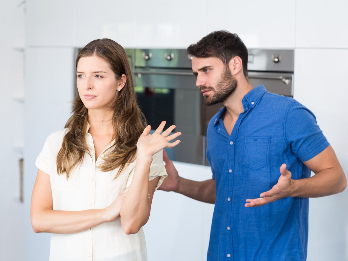 kłócąca się para