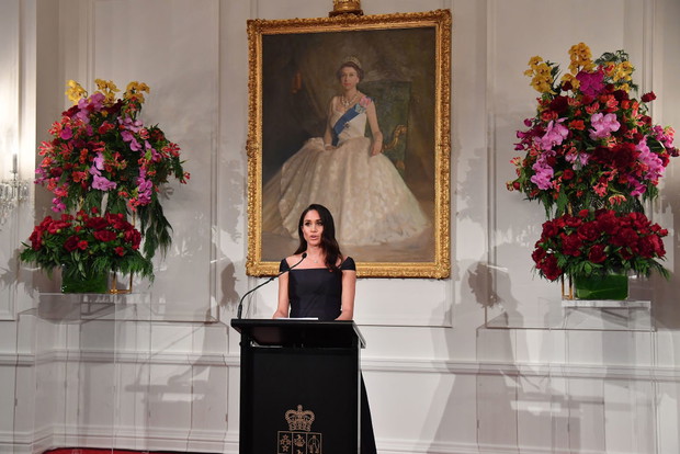 Meghan Markle przemawia w Wellington