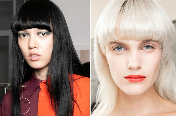 Modne fryzury 2019: retro grzywka