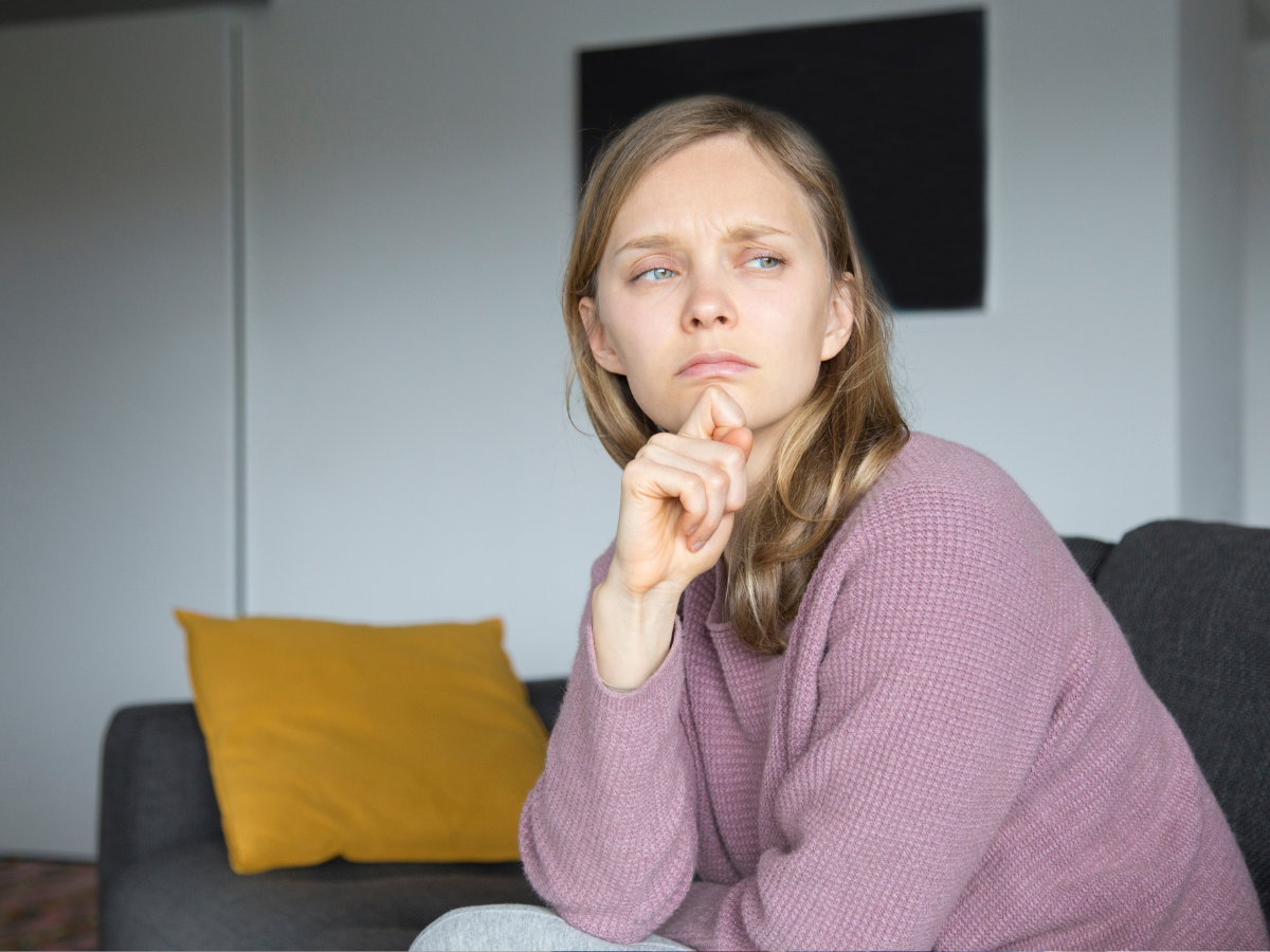 rozczarowana kobieta