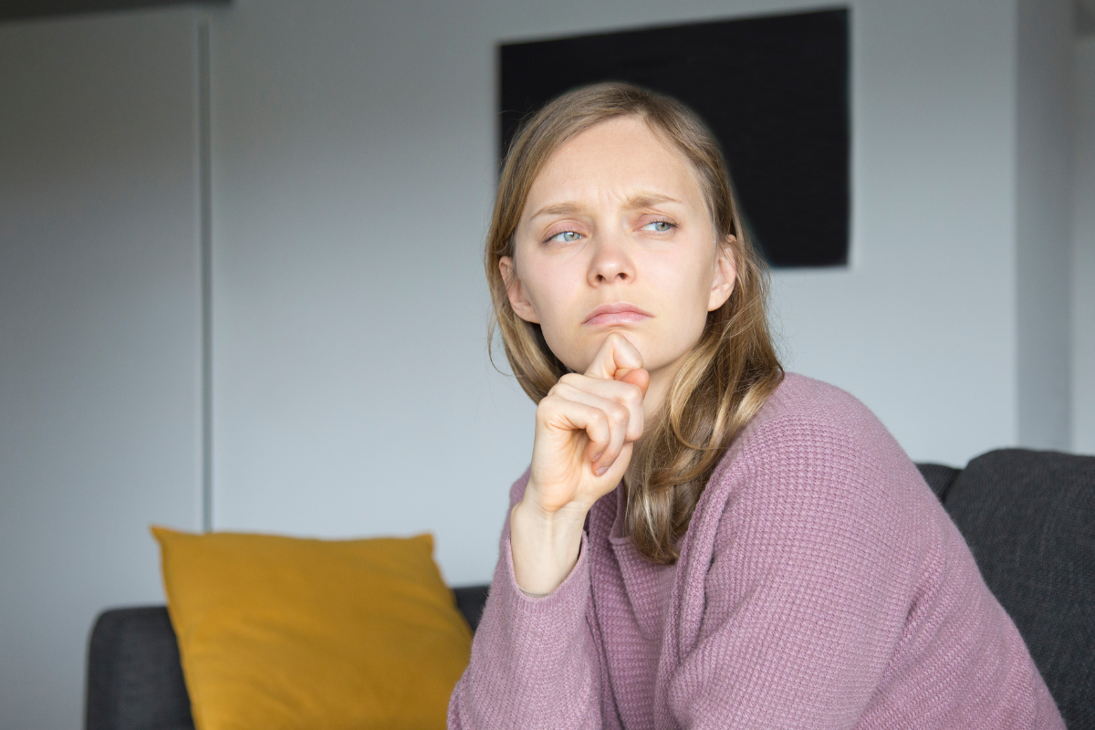 rozczarowana kobieta