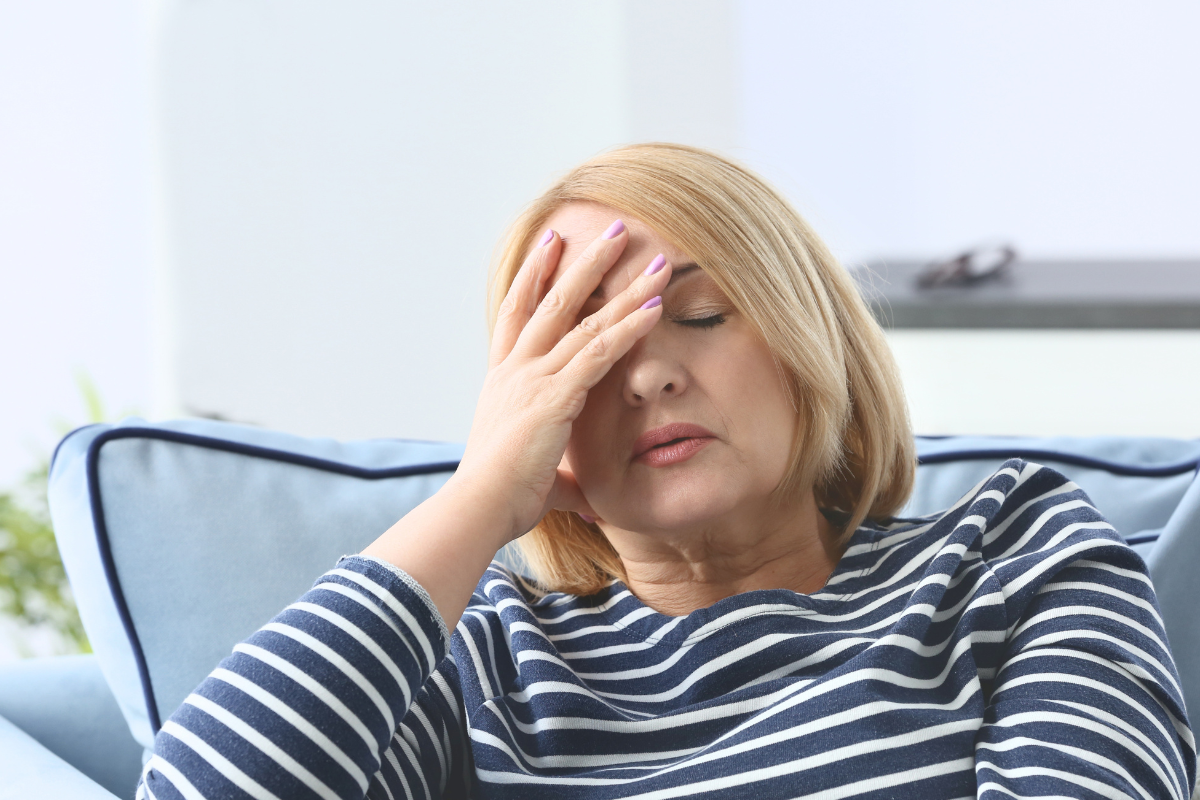załamana kobieta