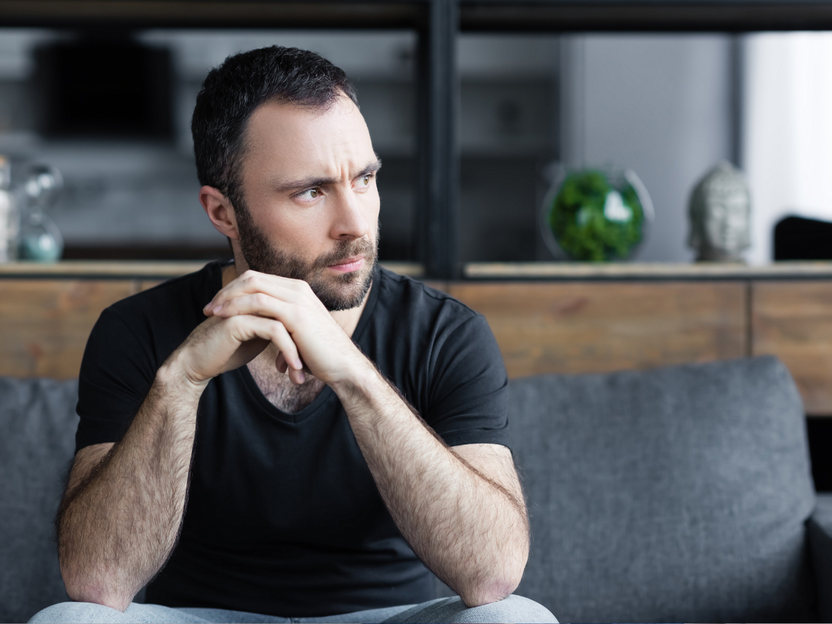 wściekły mężczyzna