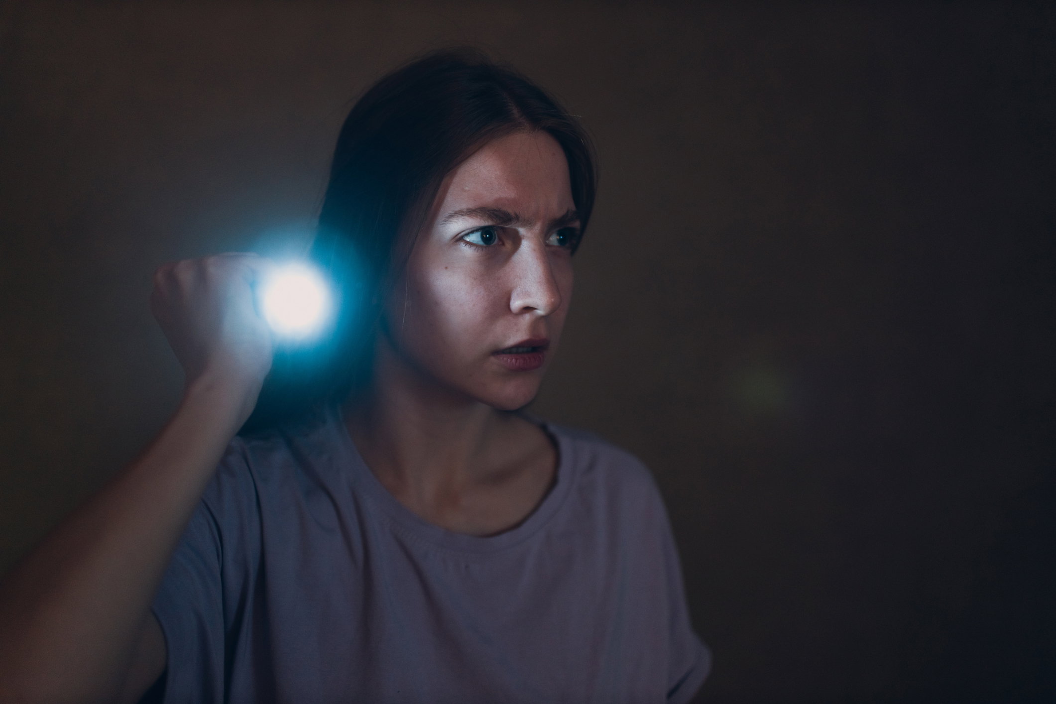 Kobieta w ciemności