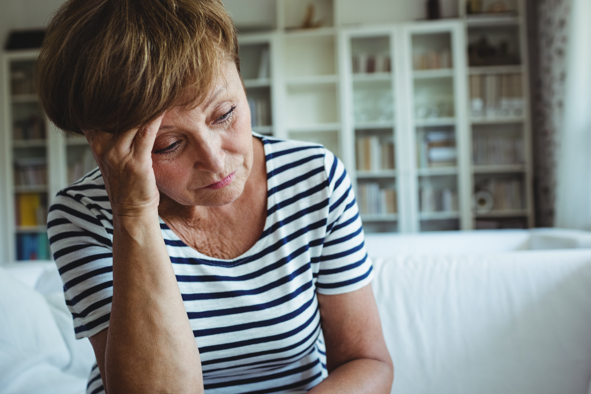 zrozpaczona kobieta
