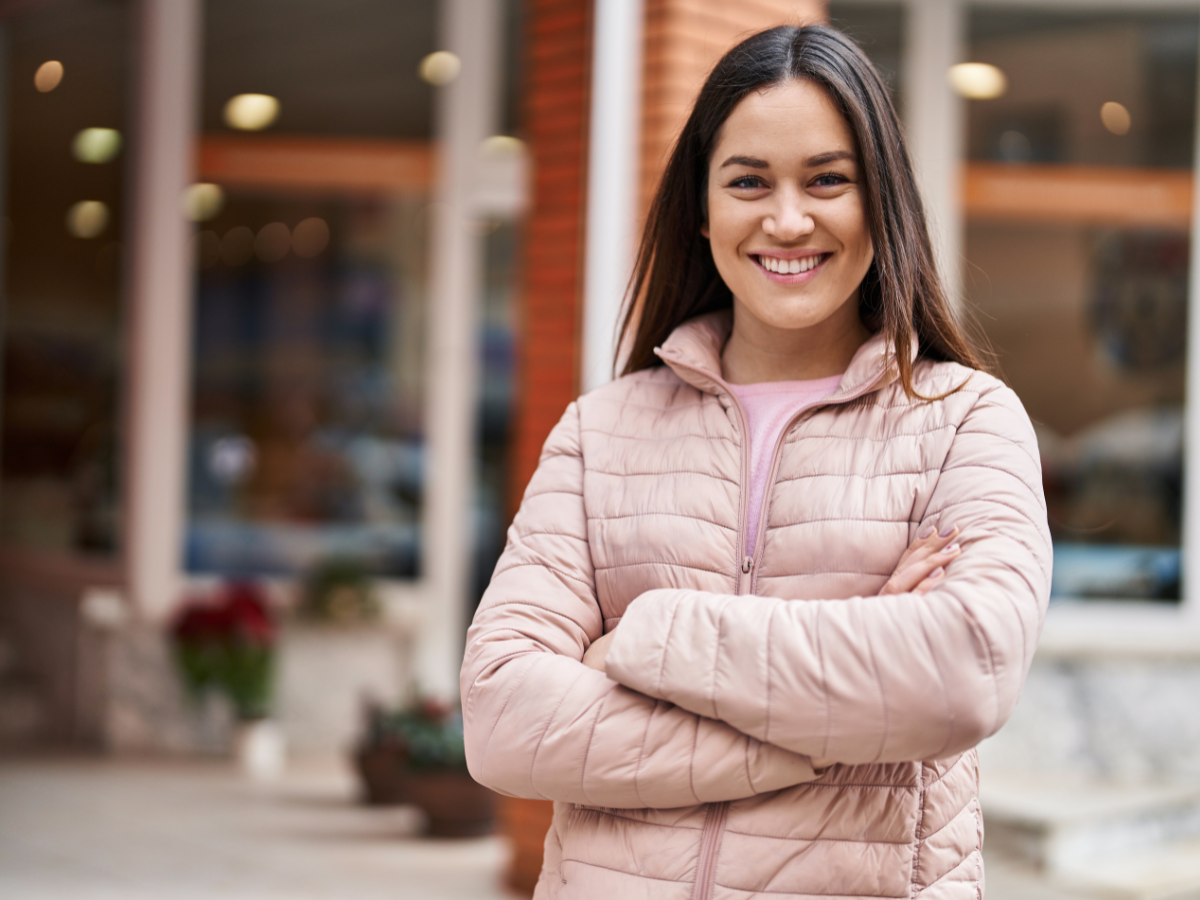 uśmiechnięta kobieta