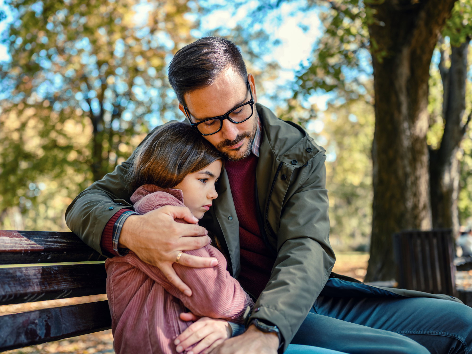 Mężczyzna z córką