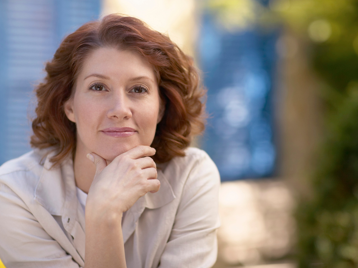 pewna siebie kobieta