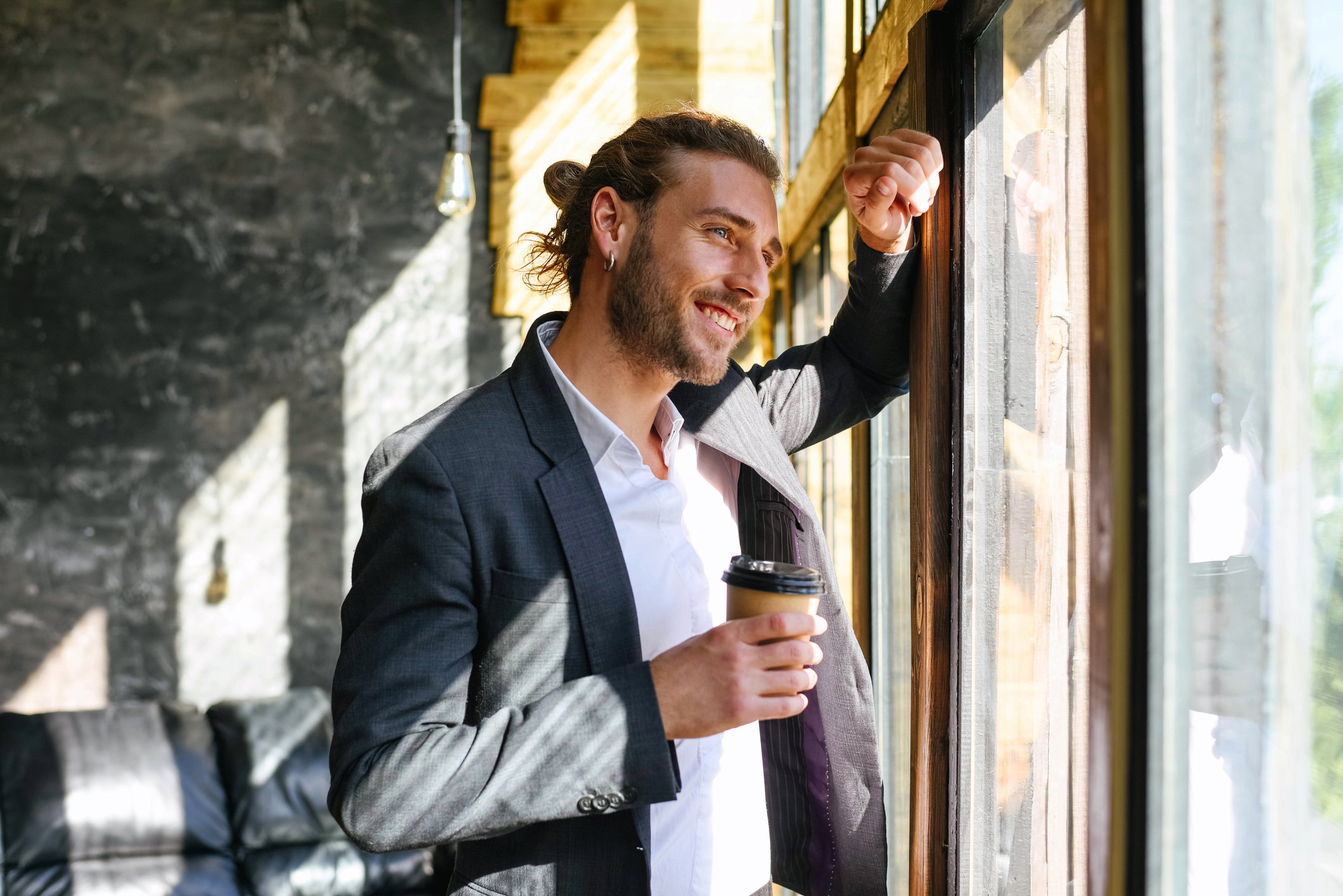 przystojny mężczyzna