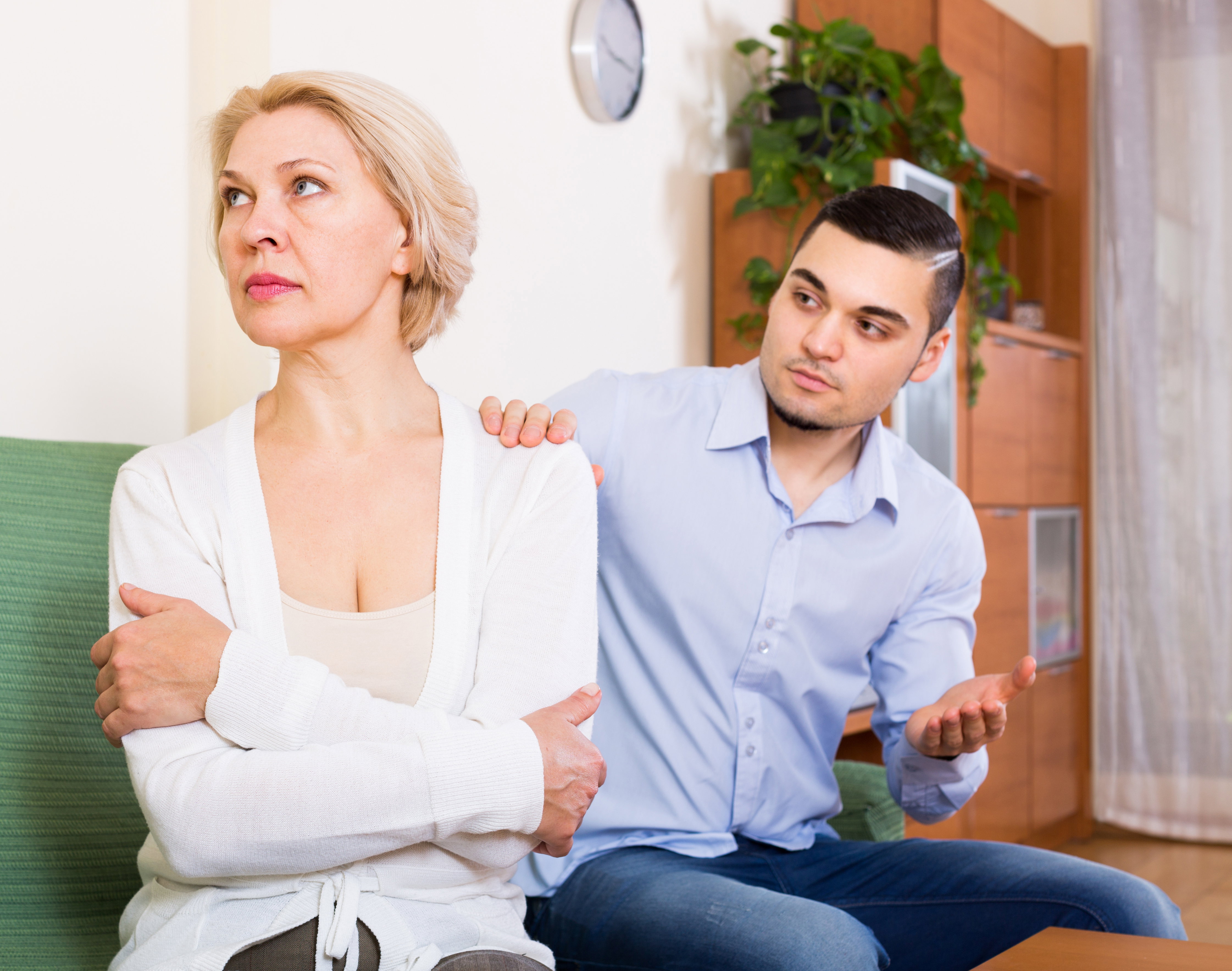 kłótnia matki i syna