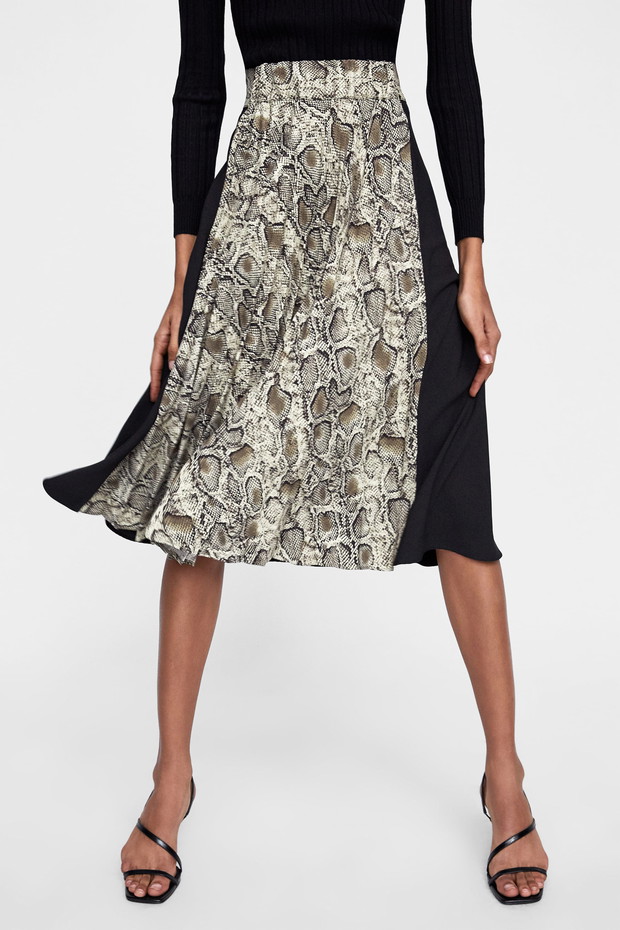 Spódnica we wzór węża; 89,90 zł