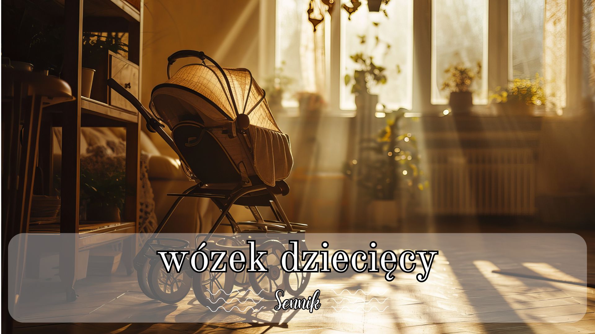 Sennik wózek dziecięcy