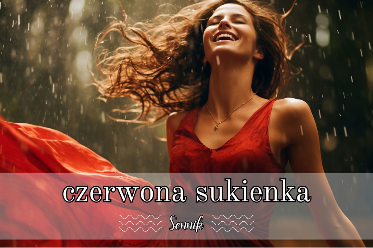 sennik czerwona sukienka