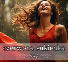 sennik czerwona sukienka