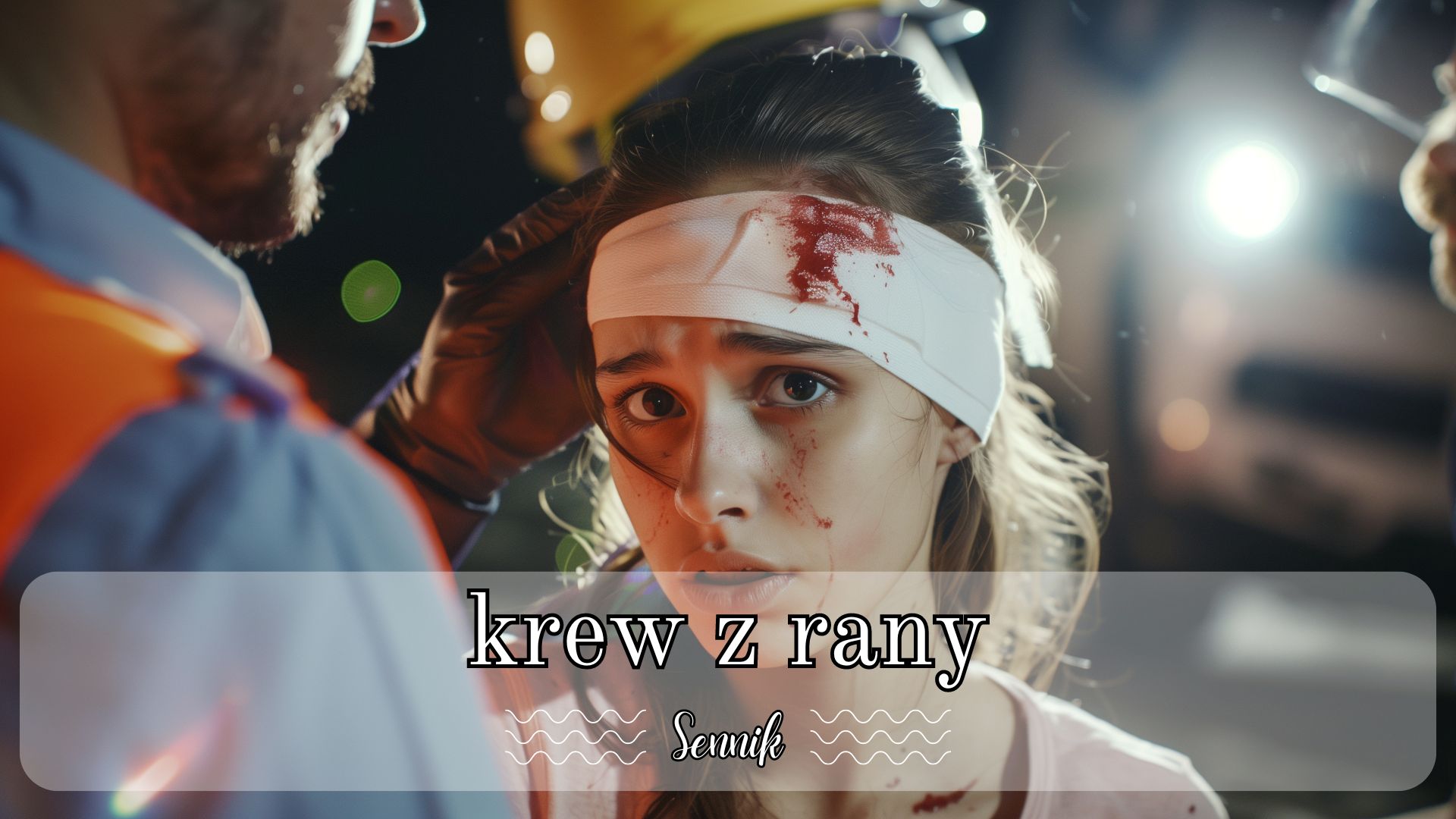 Sennik krew z rany