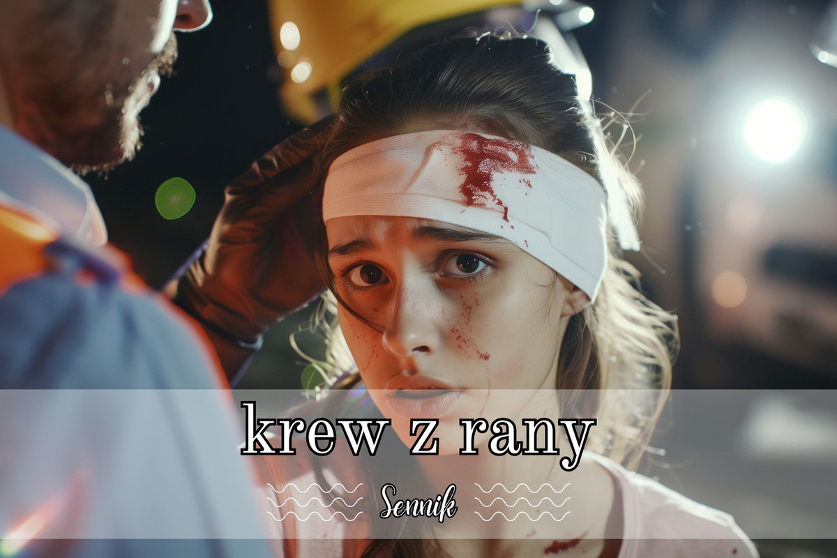 Sennik krew z rany