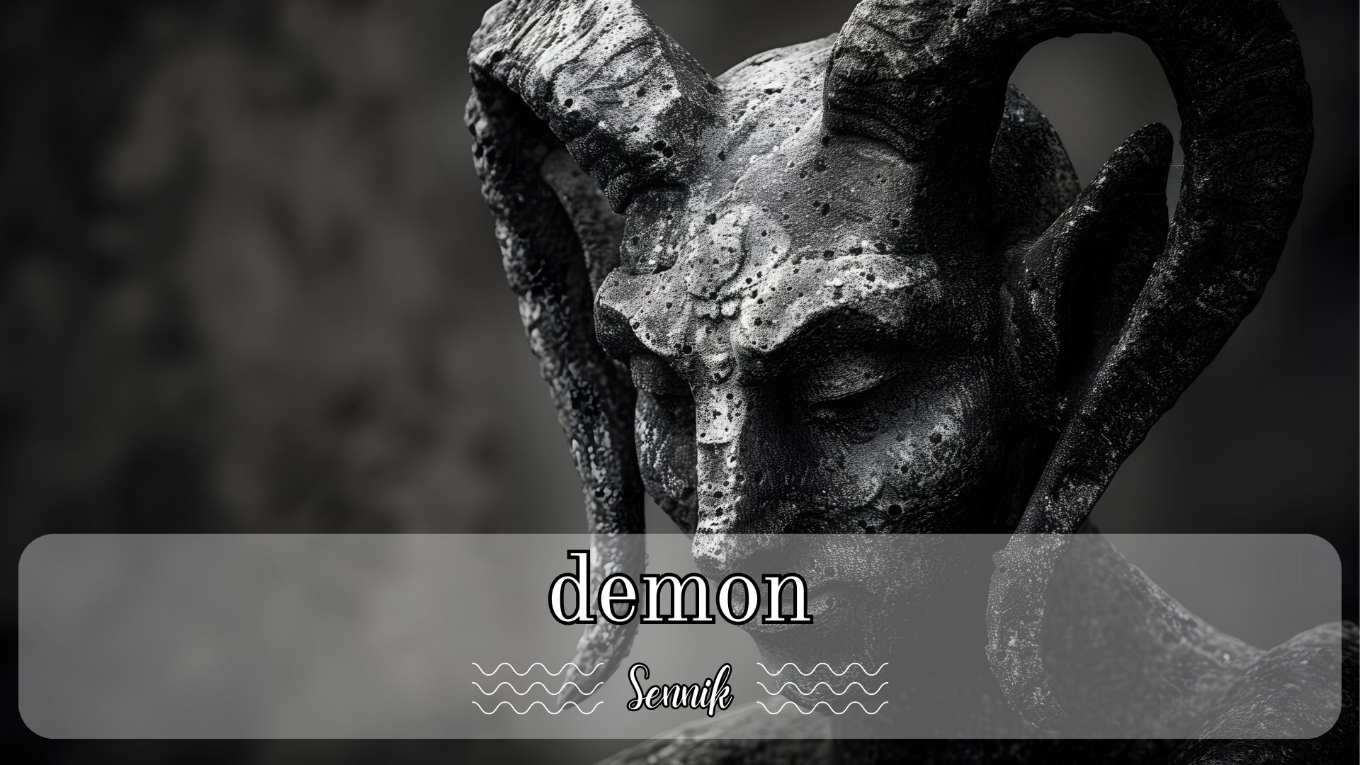 Sennik demon
