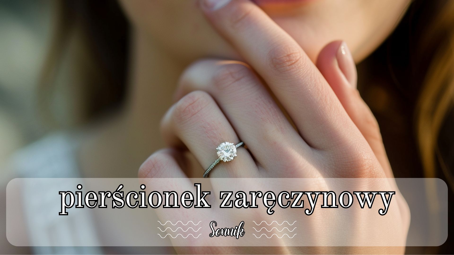Sennik pierścionek zaręczynowy