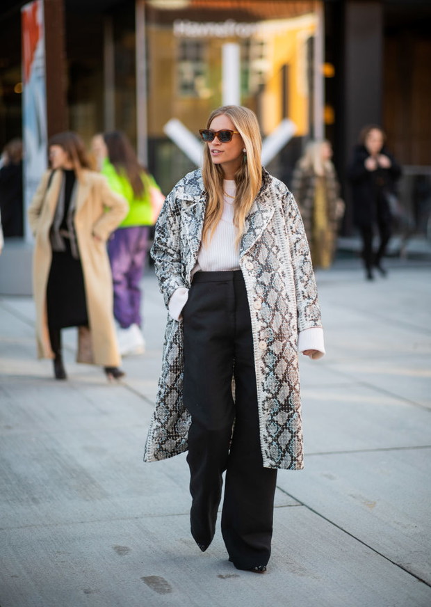 Wzór wężowej skóry hitem trendy moda wiosna 2019