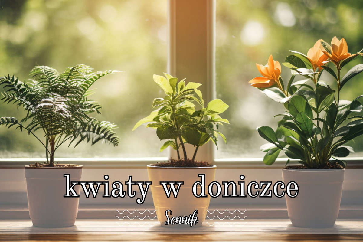 Sennik kwiaty w doniczce