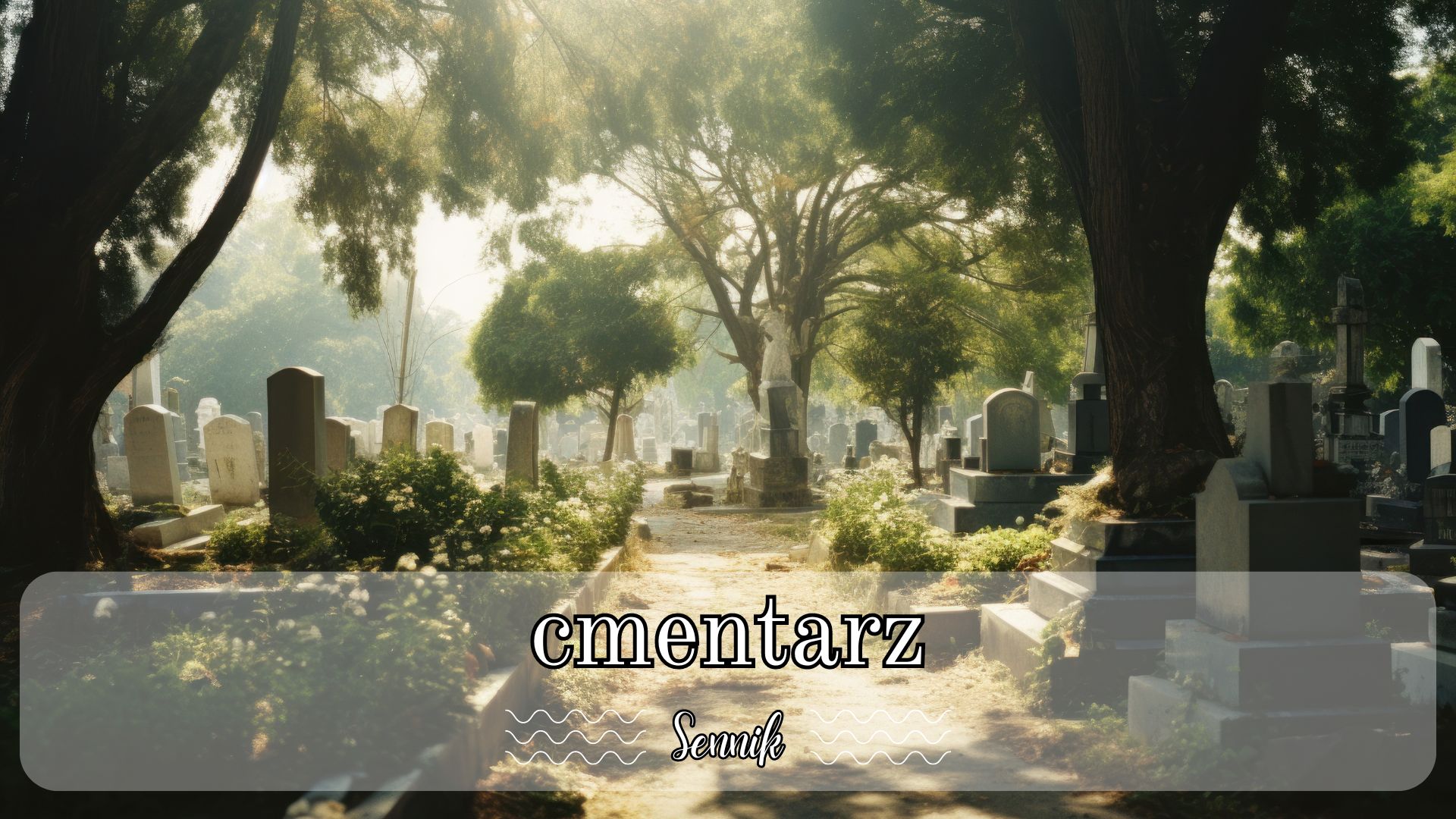 sen o cmentarzu