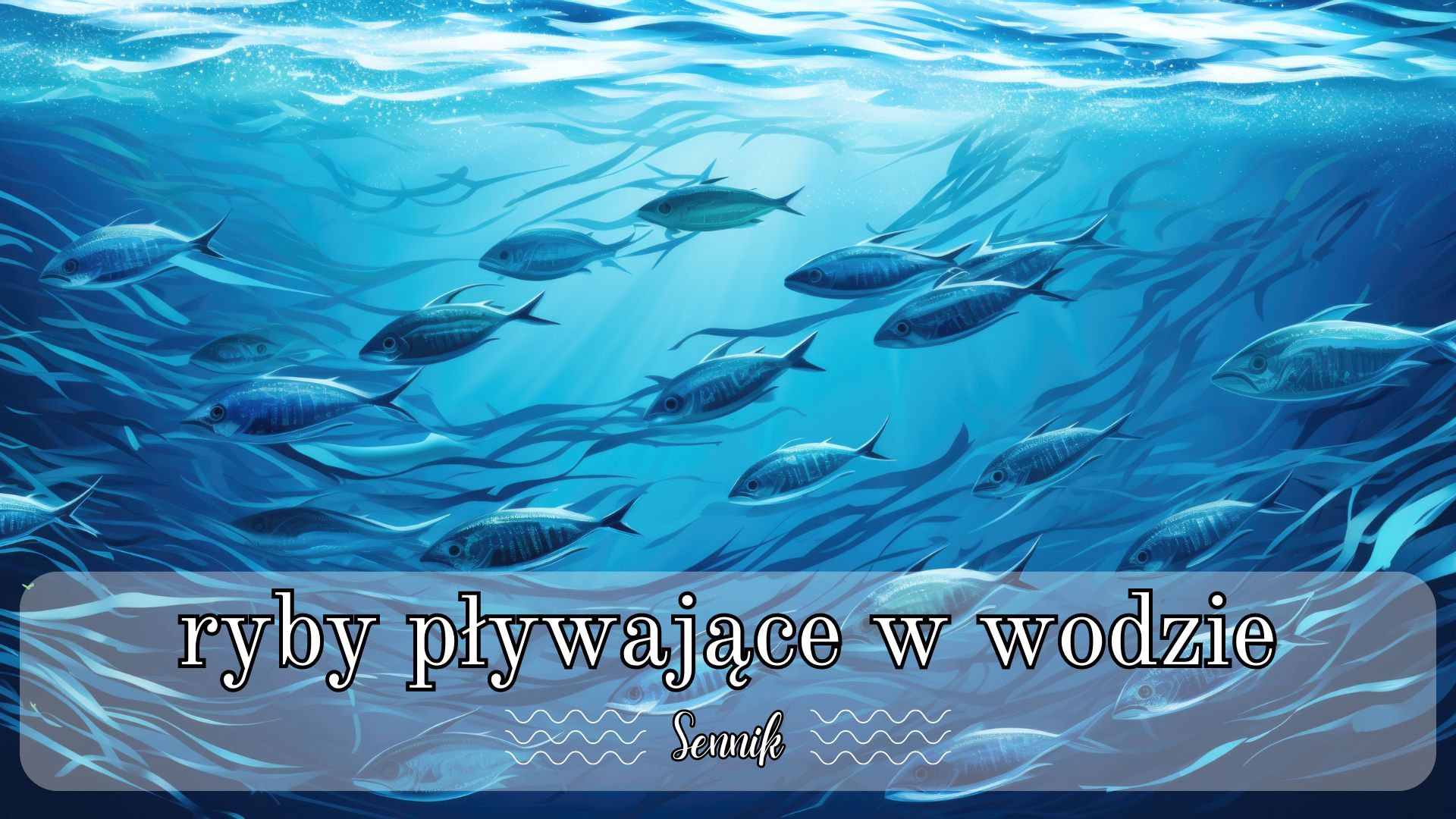 Sennik ryby pływające w wodzie