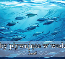 Sennik ryby pływające w wodzie