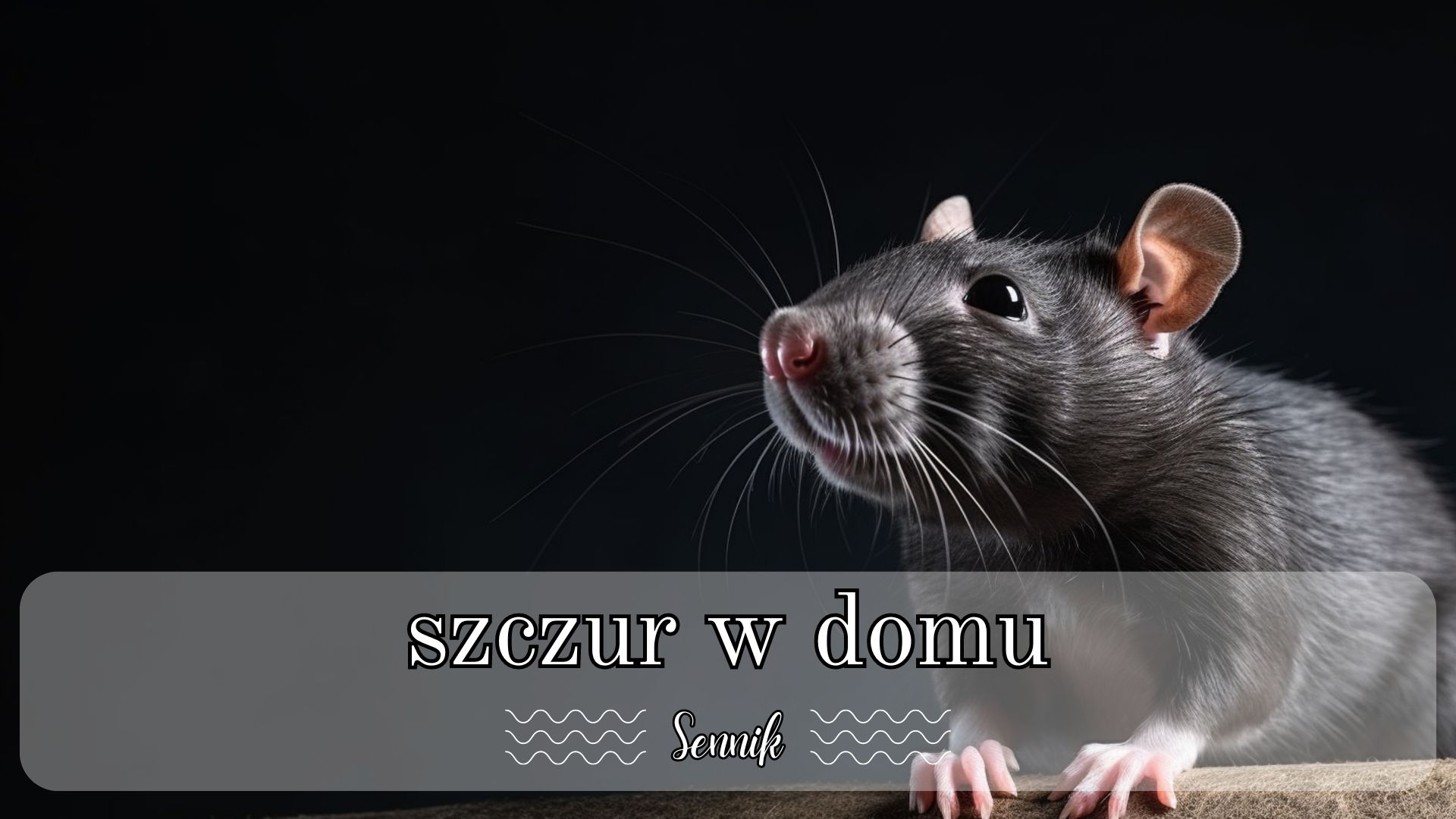 Sennik szczur w domu